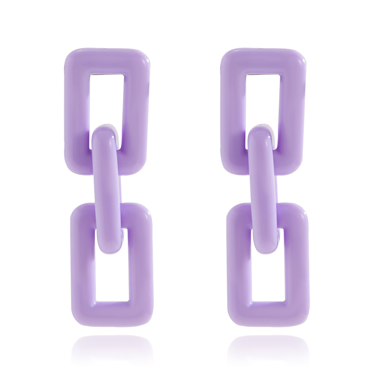 New Exaggerated Geometric Square Acrylic Earrings display picture 10