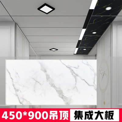 Full decoration sector 450*900 Integrate suspended ceiling Lvkou kitchen Restaurant smallpox Large board Honeycomb effect