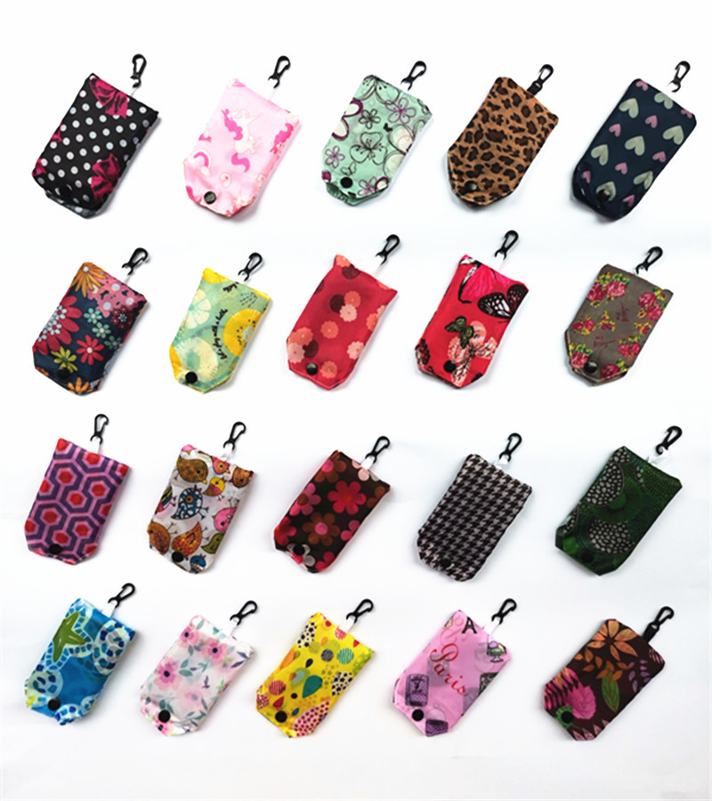 现货批发拉链折叠购物袋防水牛津布五分格花布袋大容量超市手提袋|ms