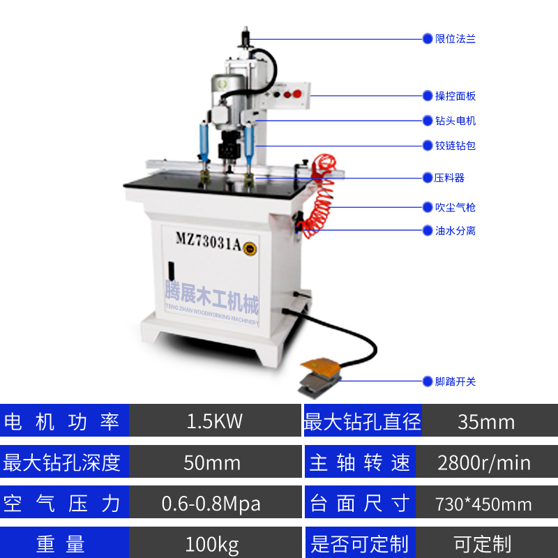 새로운 상부 드릴링 힌지 드릴 220V