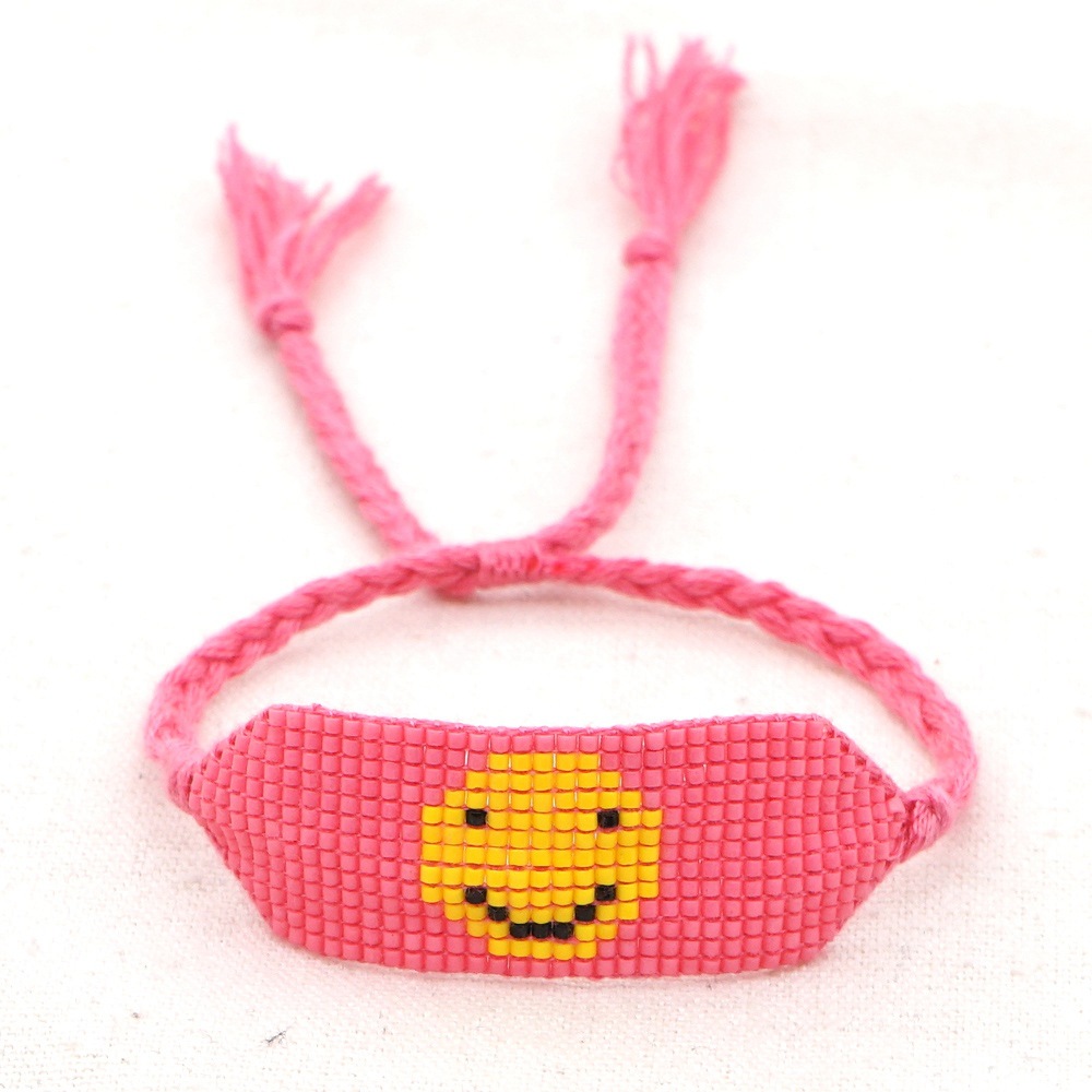 Kreatives Einfaches Böhmisches Perlen-smiley-armband display picture 1