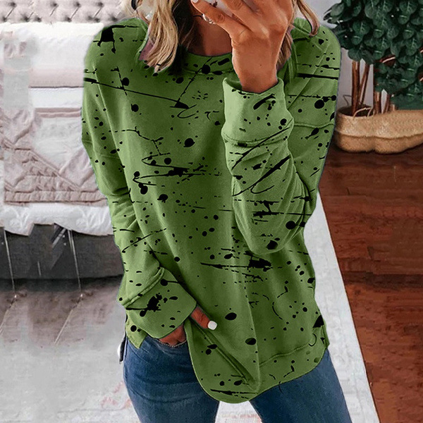 Stylish Graffiti Print Sweatshirt