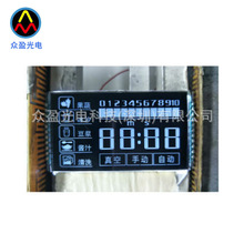 温控器lcd黑白液晶屏 工业温度显示屏 电子数字时间温湿度显示屏
