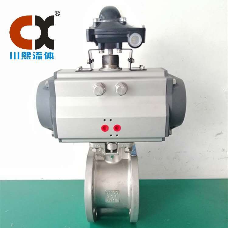 現貨意式不鏽鋼薄型球閥 SUS304 雙作用 氣動超薄球閥