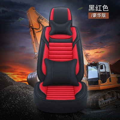 Spot Wholesale, Universal seat cover - black-red-deluxe-edition