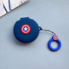 Protective case, wireless silica gel cartoon headphones, bluetooth, fall protection