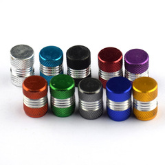 Multi-colored car tires aluminum valve cap, car colored dust cap, car valve cap valve cover