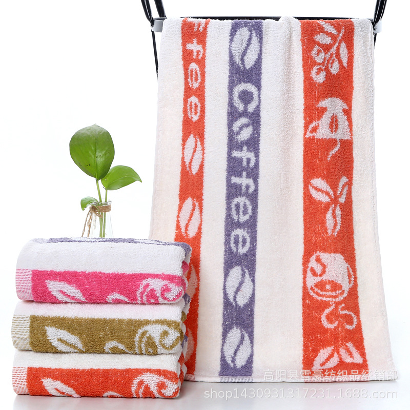 Factory wholesale wash towel absorbent thick postage cotton bath towel 40/90 large towel lengthened and widened sports towel Jacquard