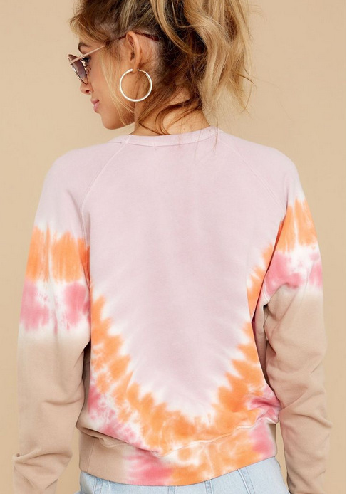 Spring and Summer New European and American Style Home Casual Wear Long-Sleeved Sweatshirt Summer Amazon Printed Long-Sleeved Home Casual Wear