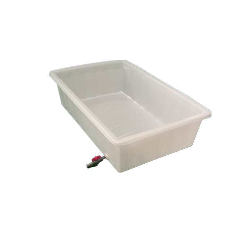 厂家供应长方形小养殖箱50升牛筋滚塑市场卖活鱼活虾加厚塑料方箱