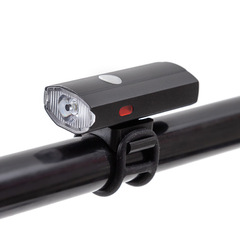 批發新款騎行頭盔燈山地車夜騎警示燈前燈USB充電迷你款跨境專供