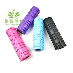 30cm wolf tooth club EVA hollow yoga column 3D floating foam roller muscle relaxer high hardness massage stick