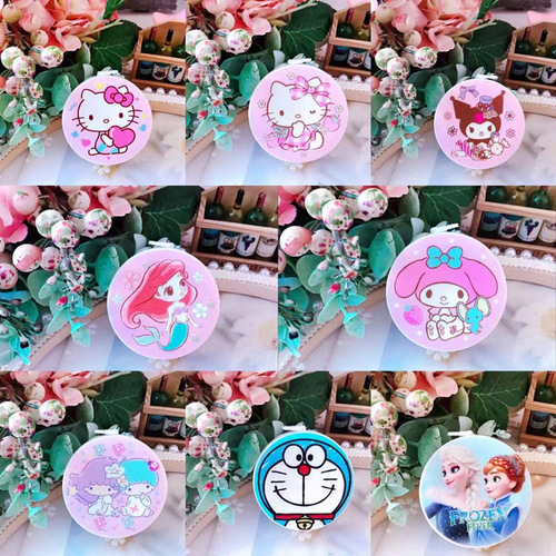 Cartoon cute little tape measure soft ruler Kuromi portable measuring ruler clothes waist measurements meter ruler 1.5 meters ruler