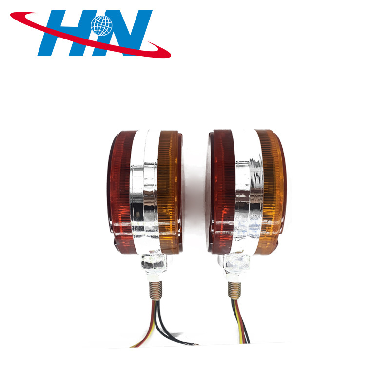 48led coche camión bomba remolque impermeable durable anti-Smashing camión lámpara ronda lado luz intermitente Luz