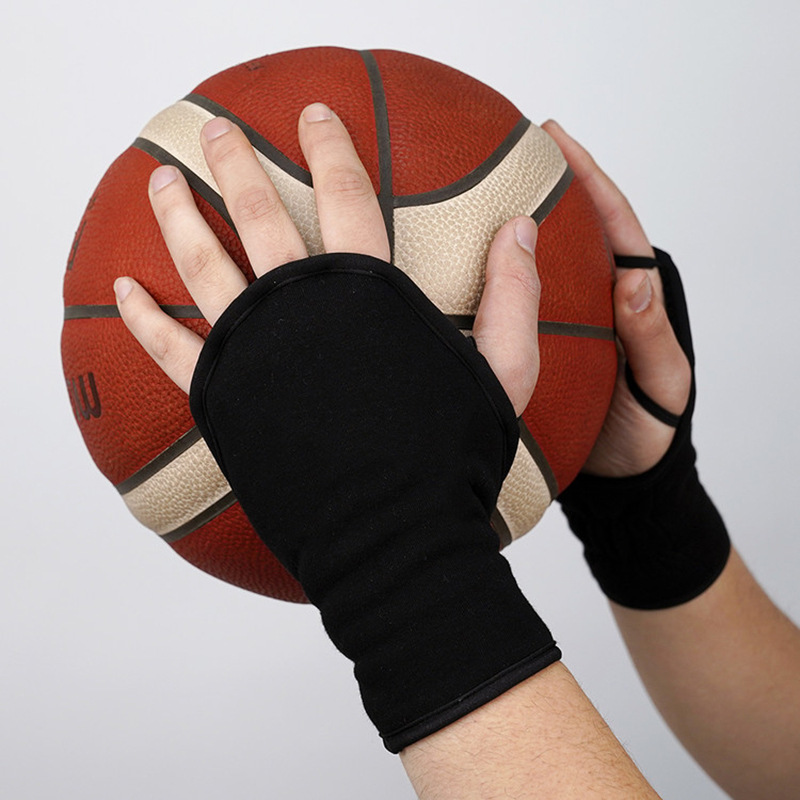 冬季新款韩版无指手套户外篮球运动手套防寒加厚加绒保暖手套热销