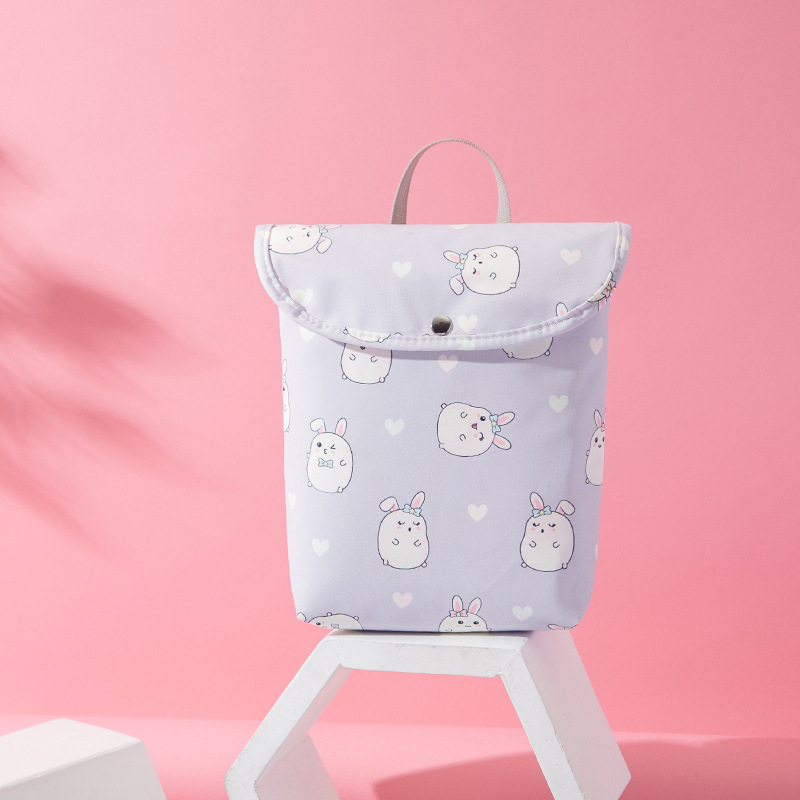 보라색 귀여운 토끼