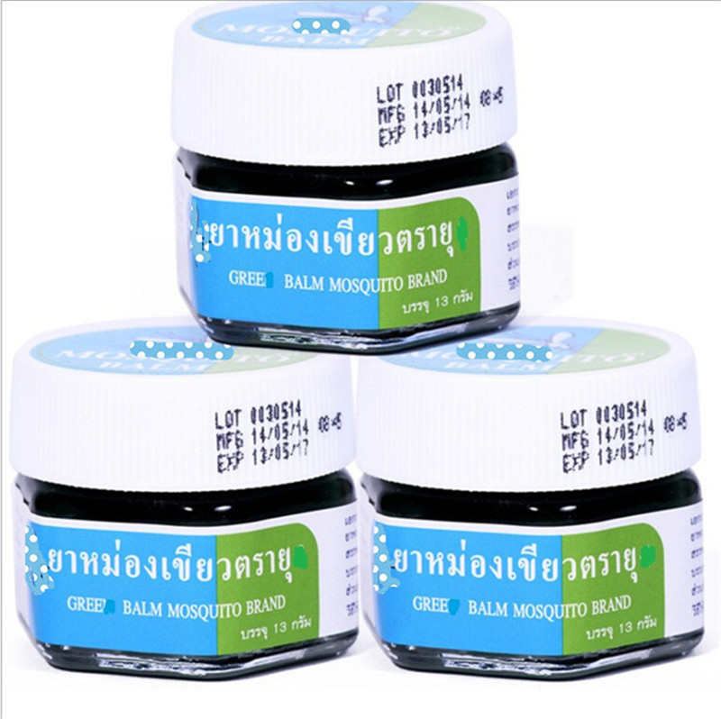 好力星泰国配方青草膏艾草膏防蚊清凉油晕车