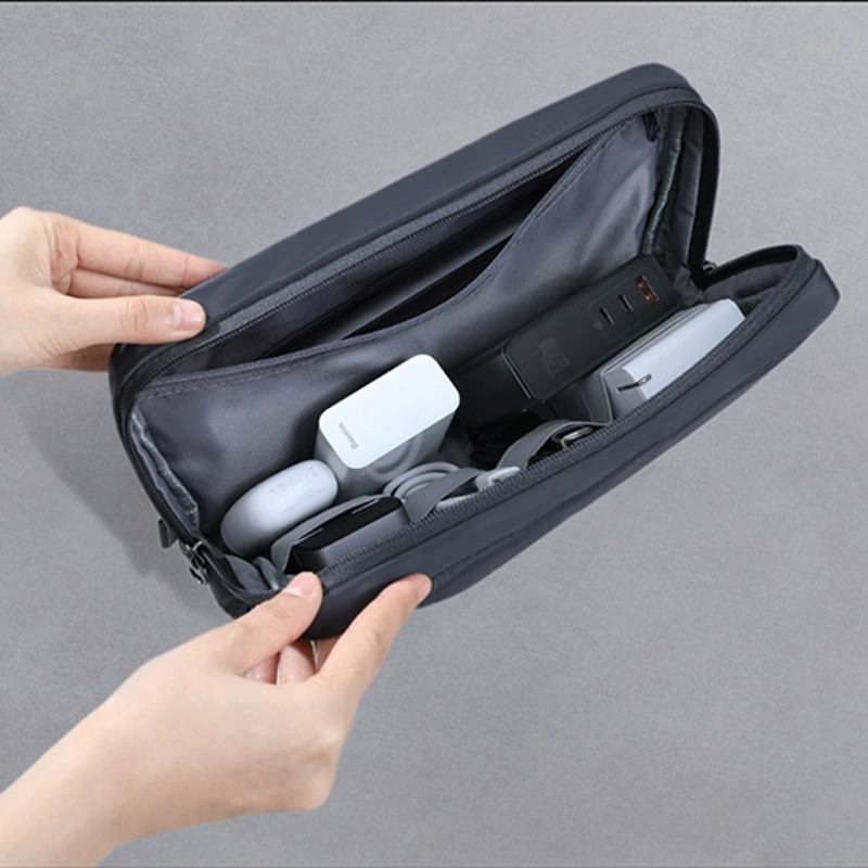 Цифровая органайзер сумка, зарядный кабель, наушники, USB флешка, зарядное устройство, вместительная коробка для путешествий
