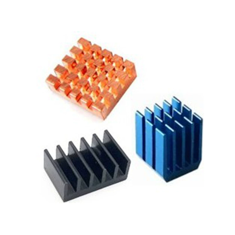 Комплект радиаторов OKYSTAR, алюминиевый радиатор с горячей подушкой, подходящий для Raspberry PI