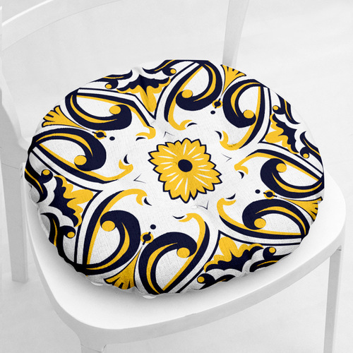 Mr. Bao retro thick chair cushion, Chinese style home sofa chair cushion, office club lumbar support customization