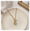 Retro universal pendant, design chain for key bag , necklace, European style, trend of season