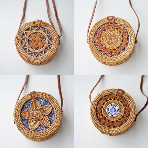 Vietnamese Autumn Vine Weave Bag Retro Influencer rattan bag Instagram