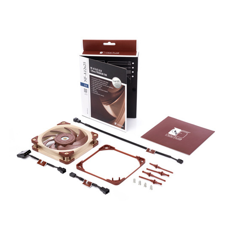 Noctua NF-A12x2512cm Computer Fan Intelligent Temperature Control/4-pin/3-pin Water Cooling Fan