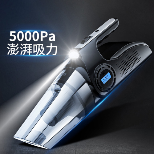 Car vacuum cleaner air pump car wireless charging car home dual-use powerful dedicated high-power four-in-one