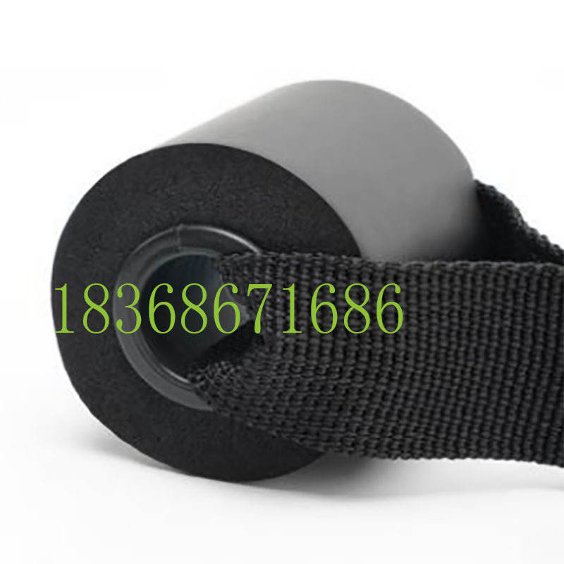 厂家健腹器nbr橡塑海绵手柄 黑磨橡塑手把套 健身拉力泡棉管把手