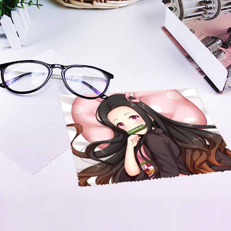 Fun house comic periphery Glasses cloth Beans Clean cloth Lens cleaning cloth