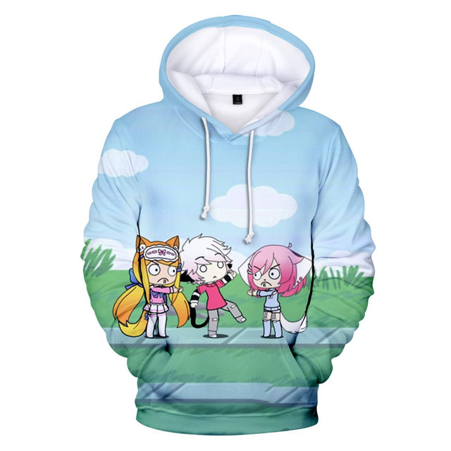 Jogo gacha vida hoodie roupas kawaii topos hoodie feminino harajuku gacha  vida fora do ombro moletom femme meninas mulher - AliExpress