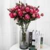 High -simulation flower rose bouquet 6 cold beauty rose home decoration wedding decoration