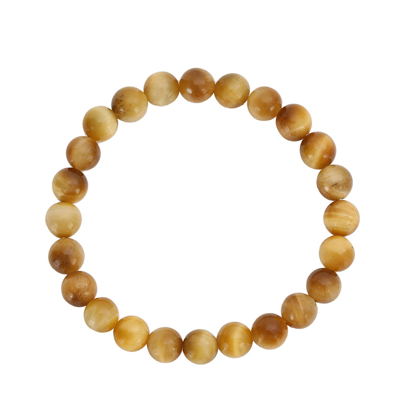 wholesale new natural tiger eye stone elastic rope bracelet Nihaojewelrypicture5
