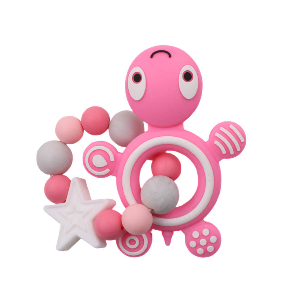 AliExpress New Star Silicone Teeth Gel Baby Cartoon Tortoise Molar Toy Baby Products