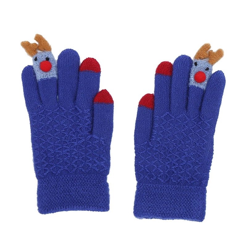 Children's keep warm cute travel gloves for men and women