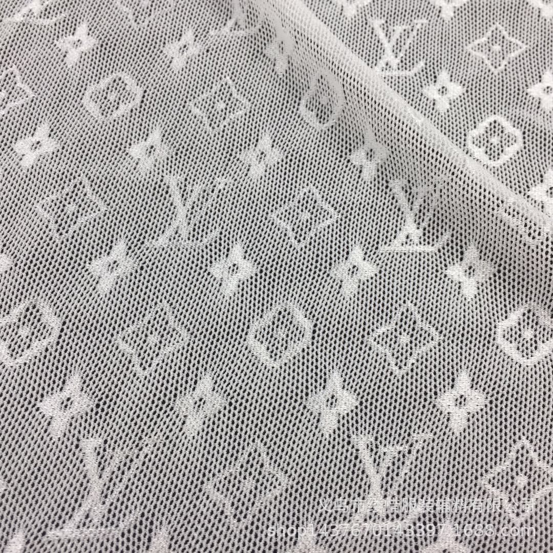 锦氨蕾丝面料  弹力提花蕾丝面料打底衫连衣裙外贸面料舞蹈服面料