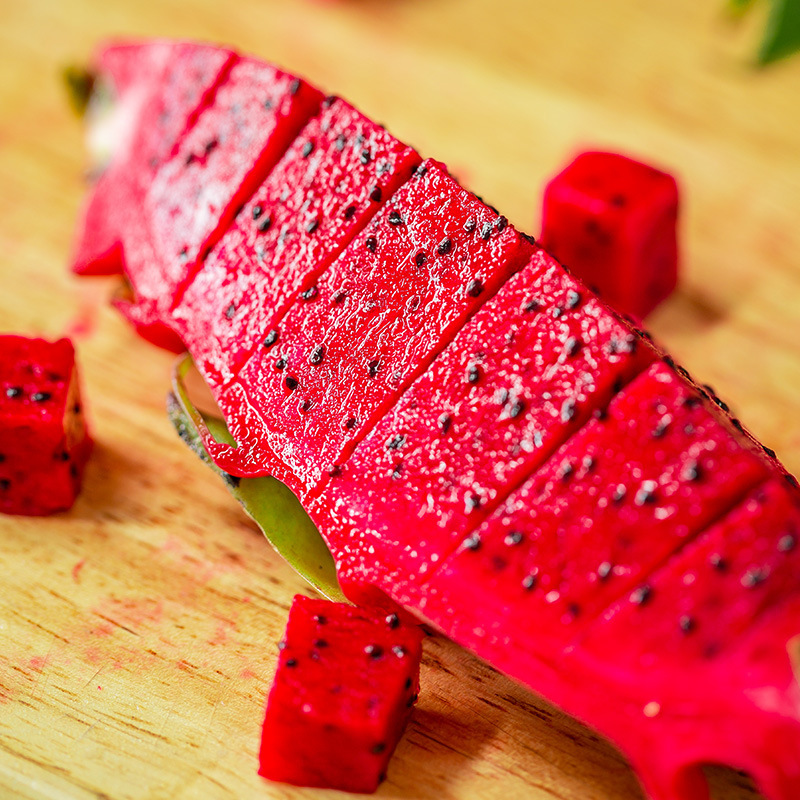 云南特产红心火龙果红心金都一号火龙果 水果火龙果新鲜现摘5斤|ms