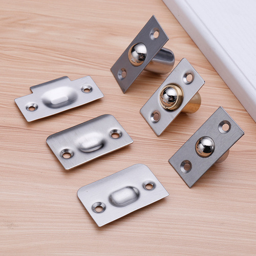 Door bead hotel KTV box door copper spring bead lock wooden door invisible door positioning stainless steel door top bead