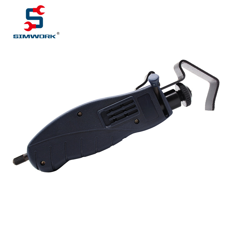 SIMWORK电缆旋转剥皮器10~25mm可调电缆线剥线钳高效剥线工具