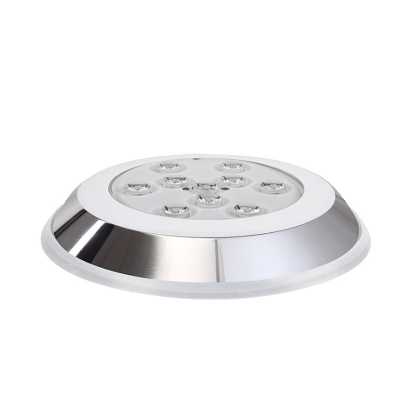 Luz de cambio de color de la piscina luz LED20W12V de acero inoxidable ALE-18SN montada en la pared de la piscina luz subacuática