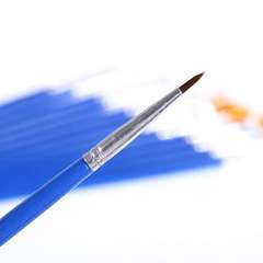 Kindergarten painting brushes children's acrylic painting brush pointed brush watercolor gouache flat brush