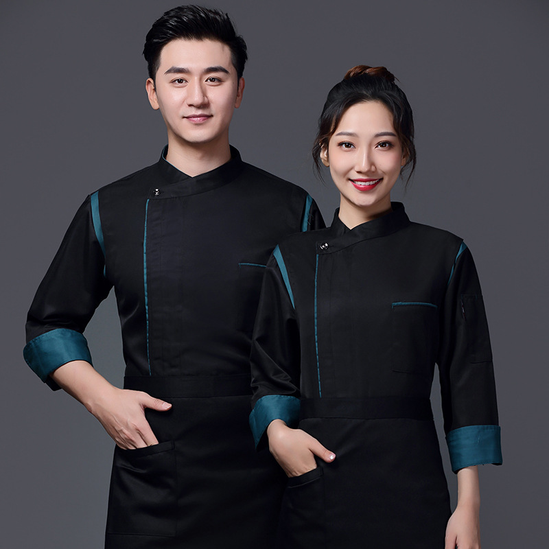 Chef overalls Chef work clothes customized hotel kitchen catering  restaurant canteen restaurant chef clothing short sleeve customized