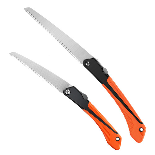 210 two-color folding saw, hand saw, household garden saw, logging saw, woodworking saw, folding saw, branch fruit tree saw
