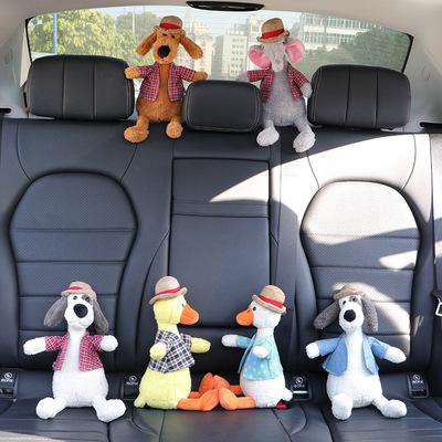 Car interior decoration creative lovely refueling duck new car interior odor removal Anhui ugly cute duck charcoal bag