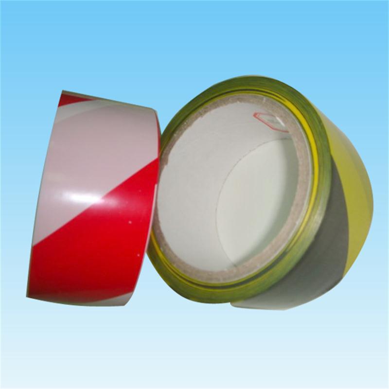 【厂家直销】质优价廉PE警示带黄黑条纹 5cm红白警示带 尺寸颜色
