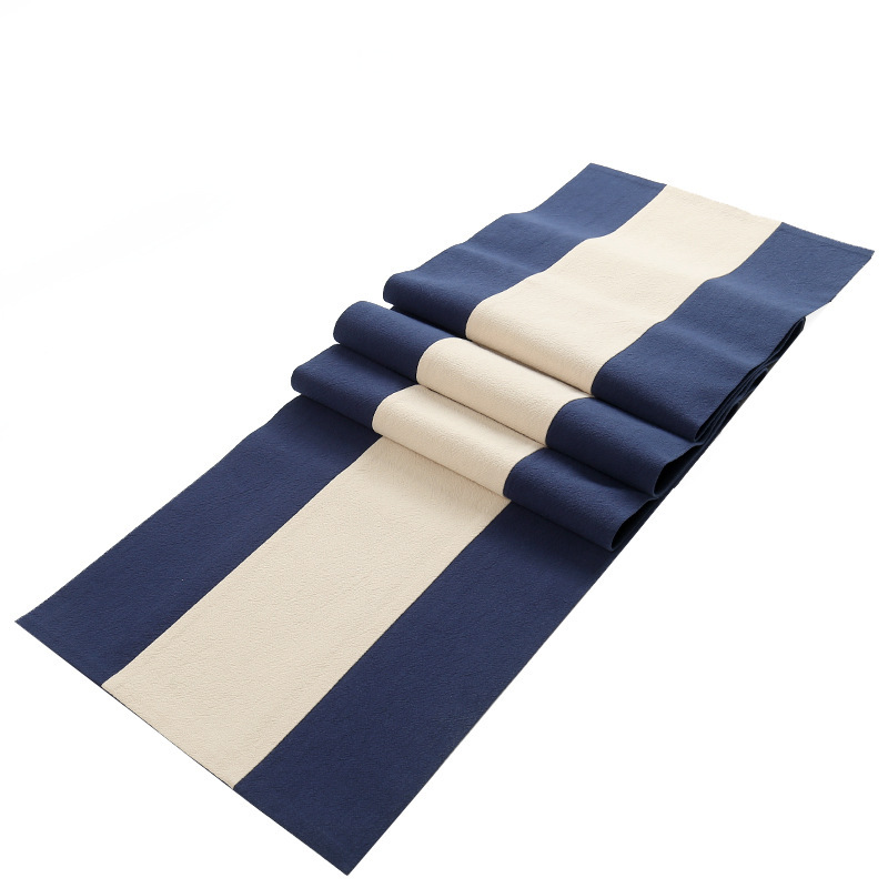 Zen estera de té pintada a mano a prueba de agua de algodón y lino corredor de mesa estera de té cortina mantel de té chino ceremonia del té juego de té accesorios toalla de té seca