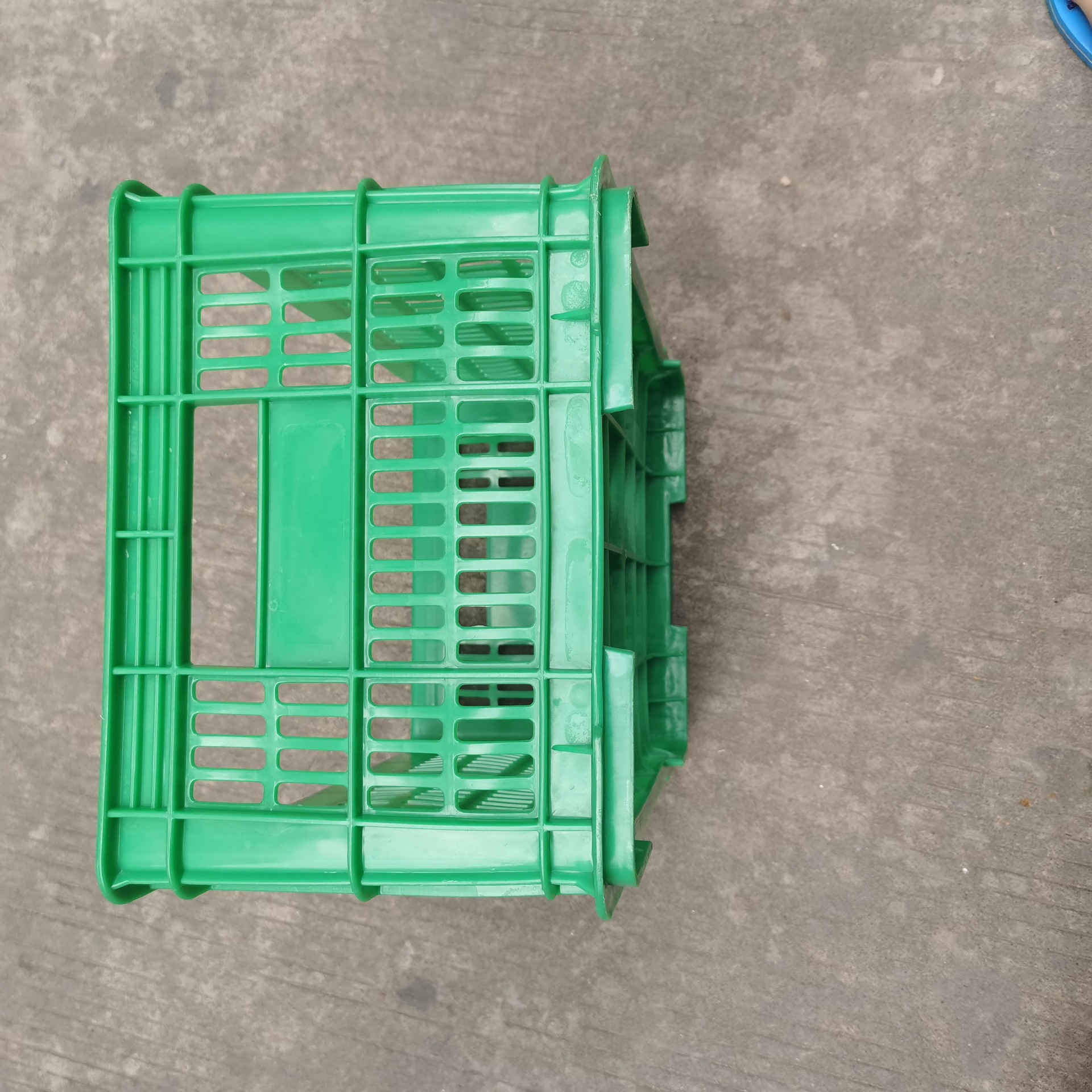 茂名塑料筐 河源塑料周转箩 镂空货框蔬菜495*340*240水果周转筐