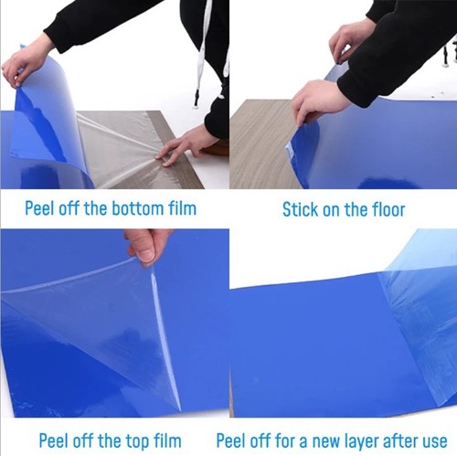 Removable dust-free purifying sticky mat FloorGuard Anti-Bacterial Peel Off Mat