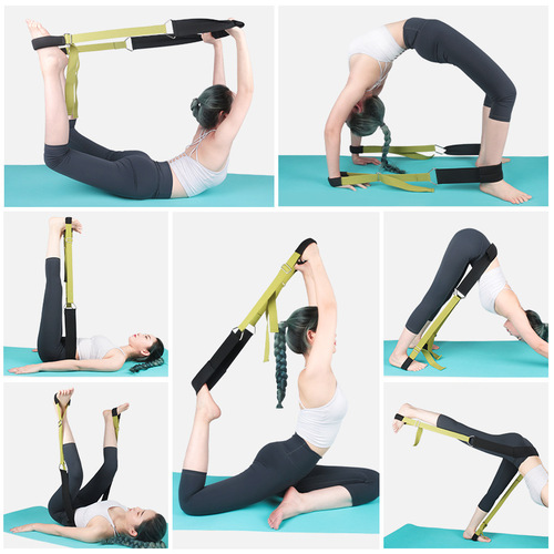 Yoga stretching and pulling belt for women, horse training, splits, elastic stretching, fitness dance, soft stretching auxiliary supplies