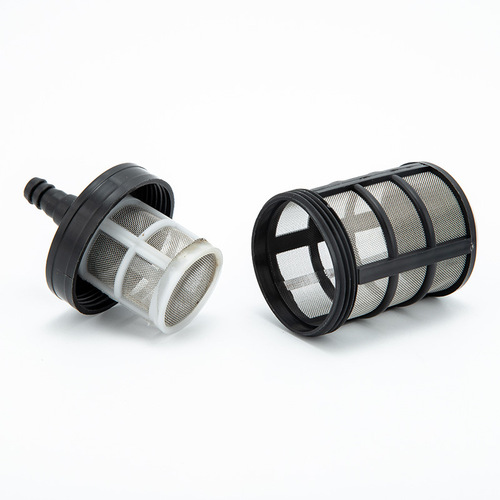 Drainage-blocking double-layer self-sucking water inlet filter cleaner inlet pipe filter connector water suction filter multi-specification